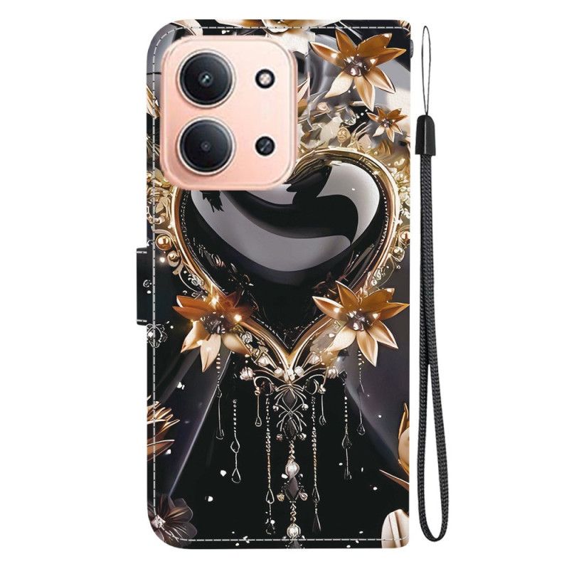 Peněženková Pouzdra Poco C85 Kryty Na Mobil Dvě Srdce