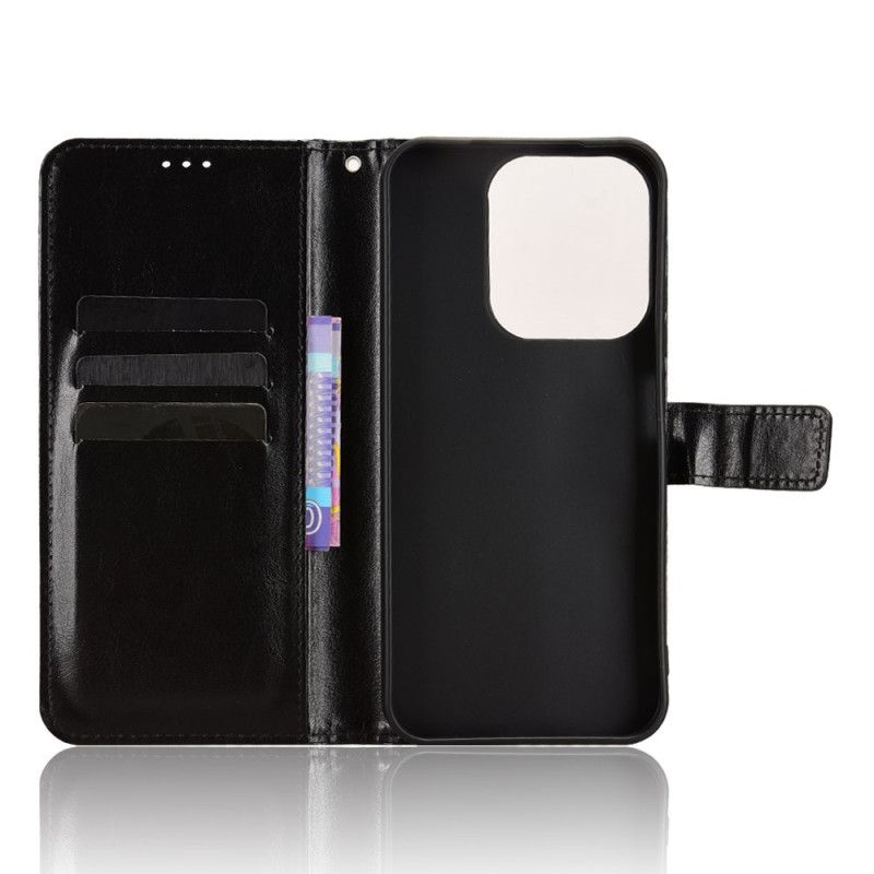 Peněženková Pouzdra Poco C85 Kryty Na Mobil Křiklavá Umělá Kůže