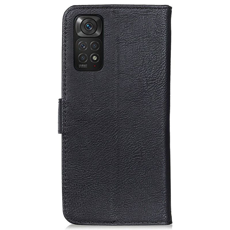 Flipové Pouzdro Na Xiaomi Redmi Note 11 / Note 11S Držák Karet S Koženými Efekty Khazneh