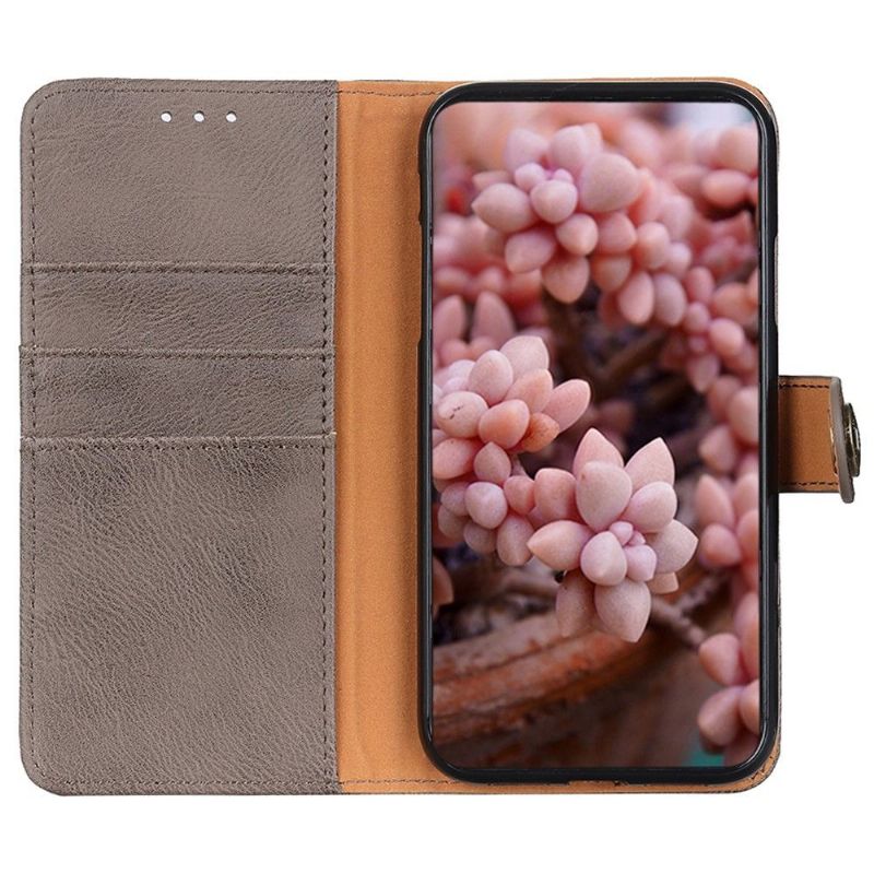 Flipové Pouzdro Na Xiaomi Redmi Note 11 / Note 11S Držák Karet S Koženými Efekty Khazneh