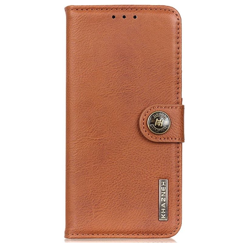 Flipové Pouzdro Na Xiaomi Redmi Note 11 / Note 11S Držák Karet S Koženými Efekty Khazneh