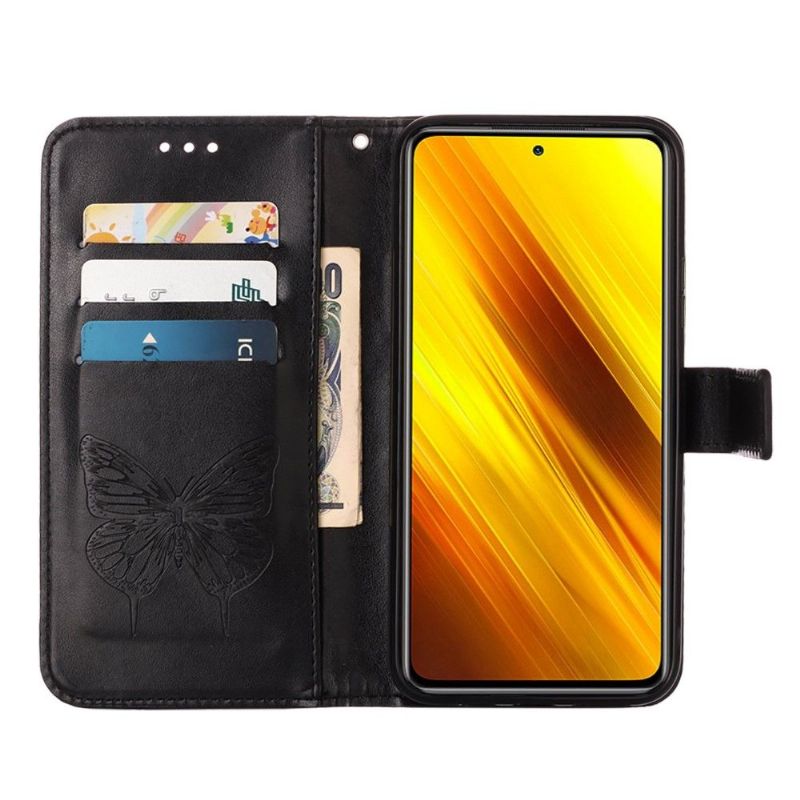 Flipové Pouzdro Na Xiaomi Redmi Note 11 / Note 11S Držák Motýlích Květin