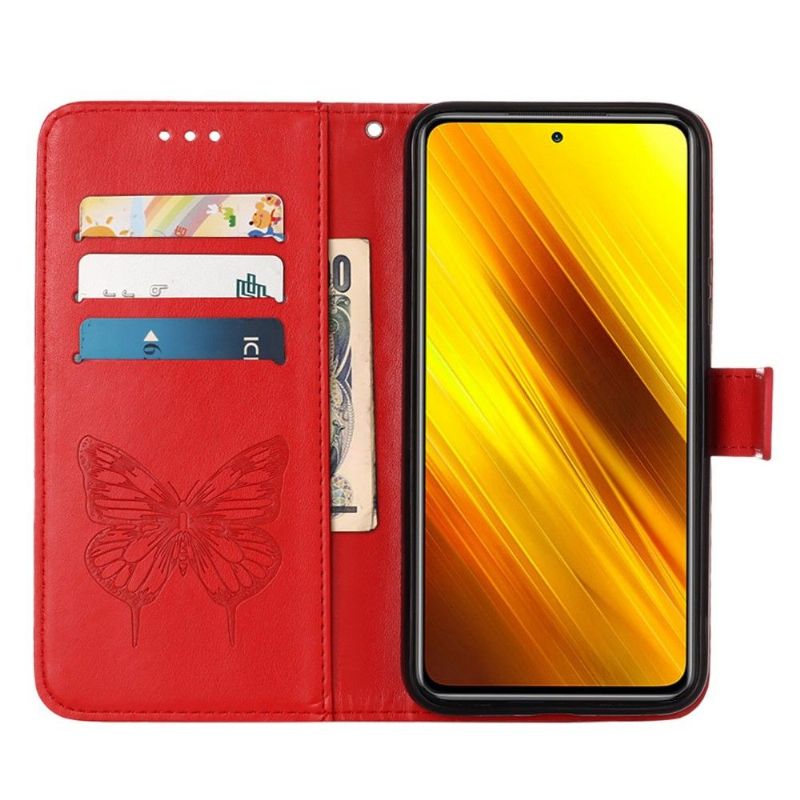 Flipové Pouzdro Na Xiaomi Redmi Note 11 / Note 11S Držák Motýlích Květin