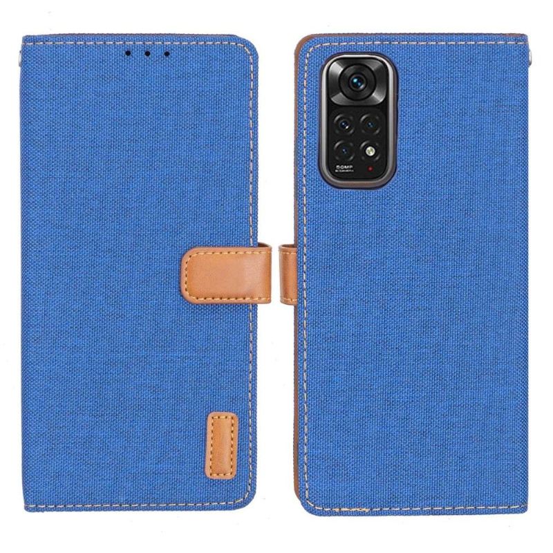 Flipové Pouzdro Na Xiaomi Redmi Note 11 / Note 11S Efekt Plátna Oxford