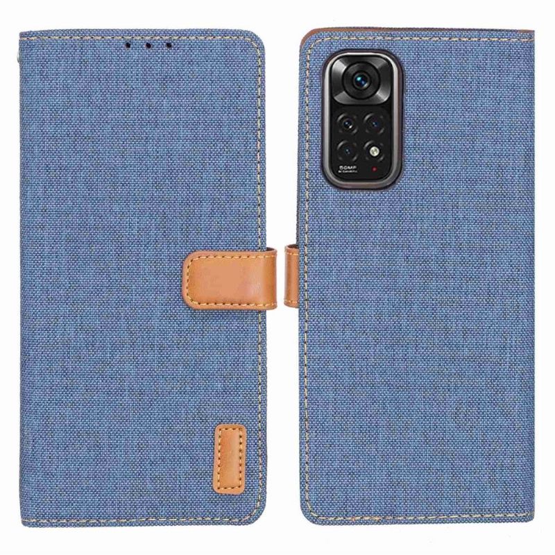 Flipové Pouzdro Na Xiaomi Redmi Note 11 / Note 11S Efekt Plátna Oxford