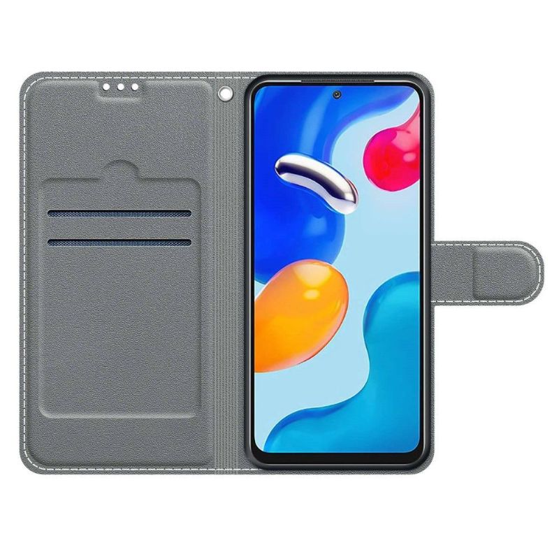 Flipové Pouzdro Na Xiaomi Redmi Note 11 / Note 11S Ilustrace Divokých Listů