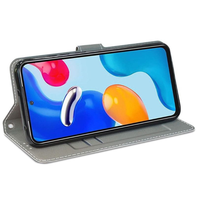 Flipové Pouzdro Na Xiaomi Redmi Note 11 / Note 11S Ilustrace Divokých Listů