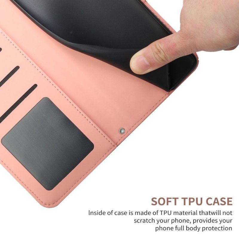 Flipové Pouzdro Na Xiaomi Redmi Note 11 / Note 11S Ilustrační Pásek S Motýly A Květinami