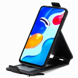 Flipové Pouzdro Na Xiaomi Redmi Note 11 / Note 11S Kožené Pouzdro Držák Karty S Vertikální Chlopní