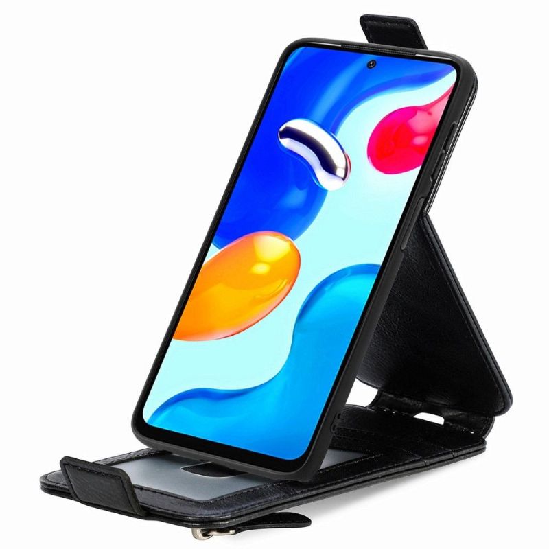 Flipové Pouzdro Na Xiaomi Redmi Note 11 / Note 11S Kožené Pouzdro Držák Karty S Vertikální Chlopní