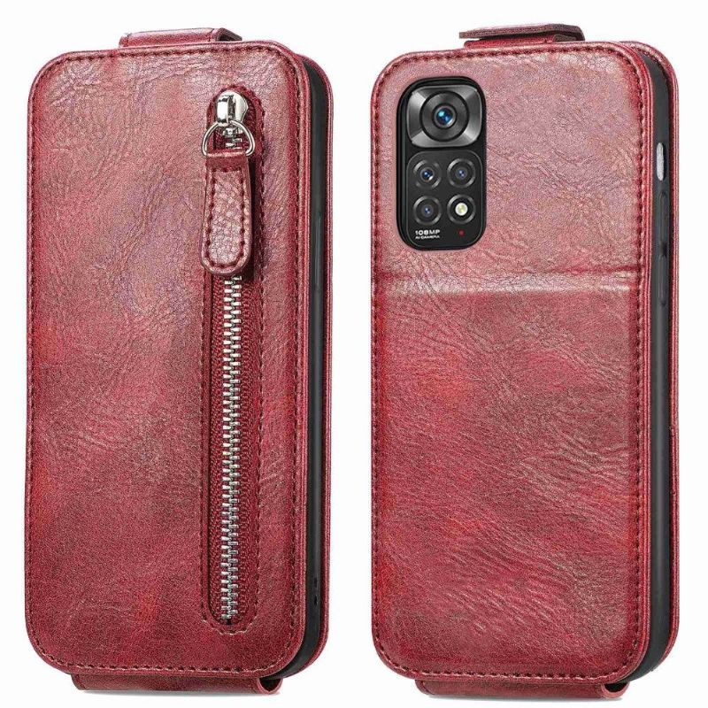 Flipové Pouzdro Na Xiaomi Redmi Note 11 / Note 11S Kožené Pouzdro Držák Karty S Vertikální Chlopní
