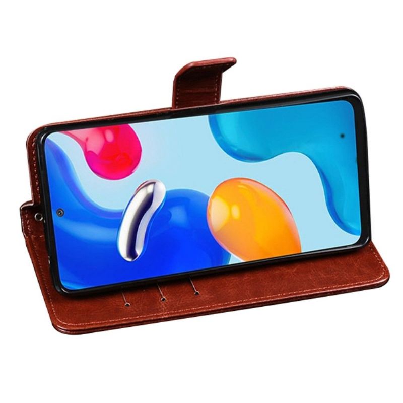 Flipové Pouzdro Na Xiaomi Redmi Note 11 / Note 11S Kožené Pouzdro Kožený Efekt Idewei Folio