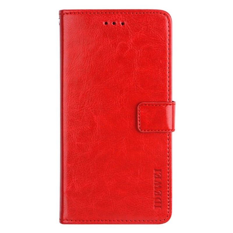 Flipové Pouzdro Na Xiaomi Redmi Note 11 / Note 11S Kožené Pouzdro Kožený Efekt Idewei Folio