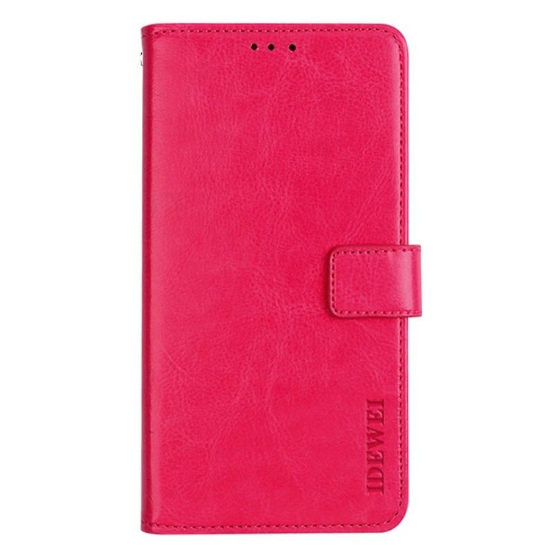 Flipové Pouzdro Na Xiaomi Redmi Note 11 / Note 11S Kožené Pouzdro Kožený Efekt Idewei Folio