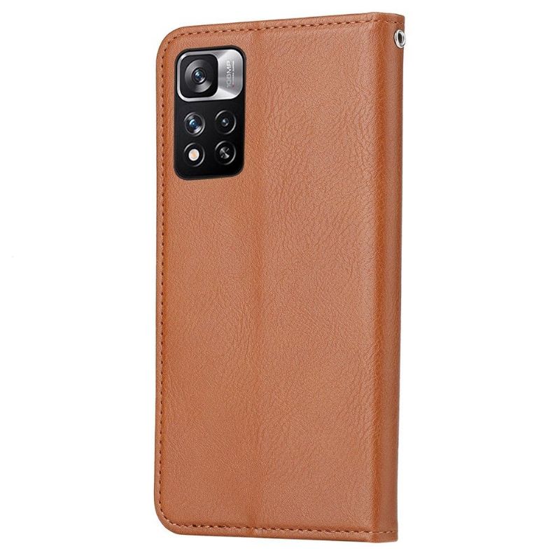 Flipové Pouzdro Na Xiaomi Redmi Note 11 / Note 11S Kožený Efekt Pouzdra Na Stojan