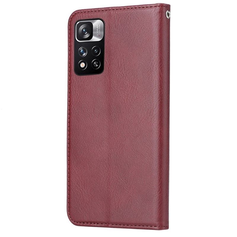 Flipové Pouzdro Na Xiaomi Redmi Note 11 / Note 11S Kožený Efekt Pouzdra Na Stojan