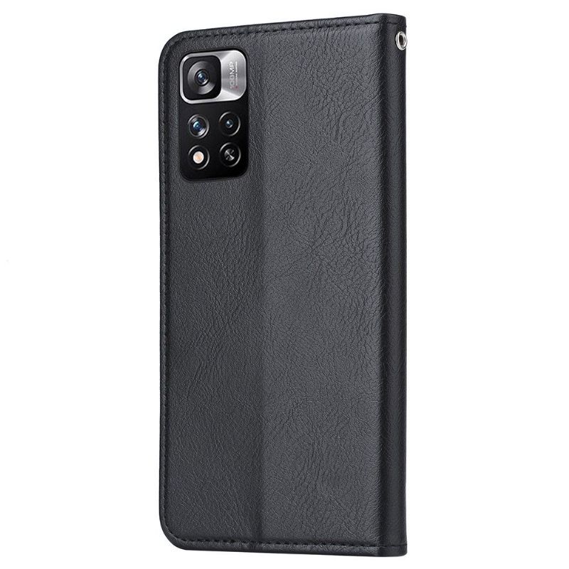 Flipové Pouzdro Na Xiaomi Redmi Note 11 / Note 11S Kožený Efekt Pouzdra Na Stojan
