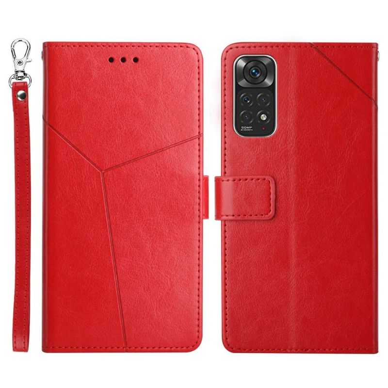 Flipové Pouzdro Na Xiaomi Redmi Note 11 / Note 11S Kožený Efekt Čar Y