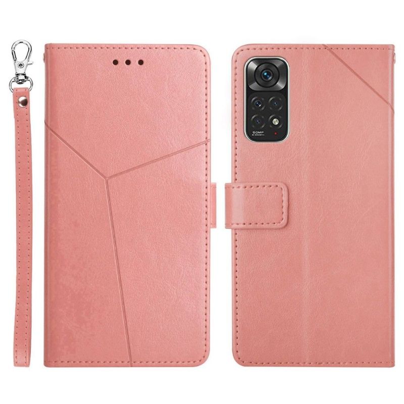 Flipové Pouzdro Na Xiaomi Redmi Note 11 / Note 11S Kožený Efekt Čar Y