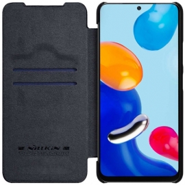 Flipové Pouzdro Na Xiaomi Redmi Note 11 / Note 11S Kožený Efekt Řady Qin