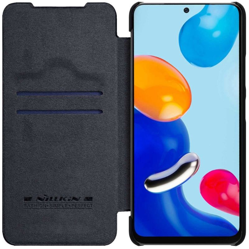Flipové Pouzdro Na Xiaomi Redmi Note 11 / Note 11S Kožený Efekt Řady Qin