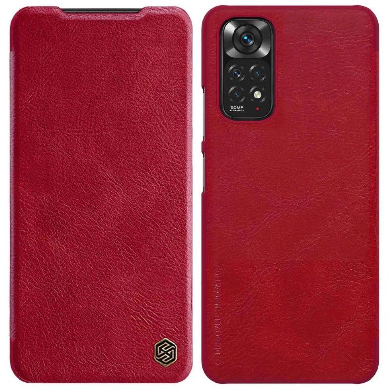 Flipové Pouzdro Na Xiaomi Redmi Note 11 / Note 11S Kožený Efekt Řady Qin