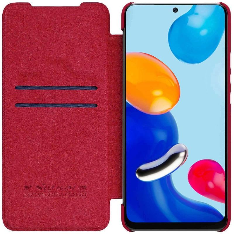 Flipové Pouzdro Na Xiaomi Redmi Note 11 / Note 11S Kožený Efekt Řady Qin