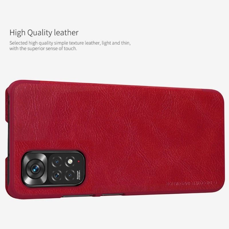 Flipové Pouzdro Na Xiaomi Redmi Note 11 / Note 11S Kožený Efekt Řady Qin