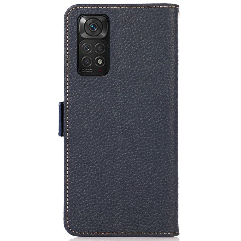 Flipové Pouzdro Na Xiaomi Redmi Note 11 / Note 11S Nejprve Zrnitá Kůže Khazneh