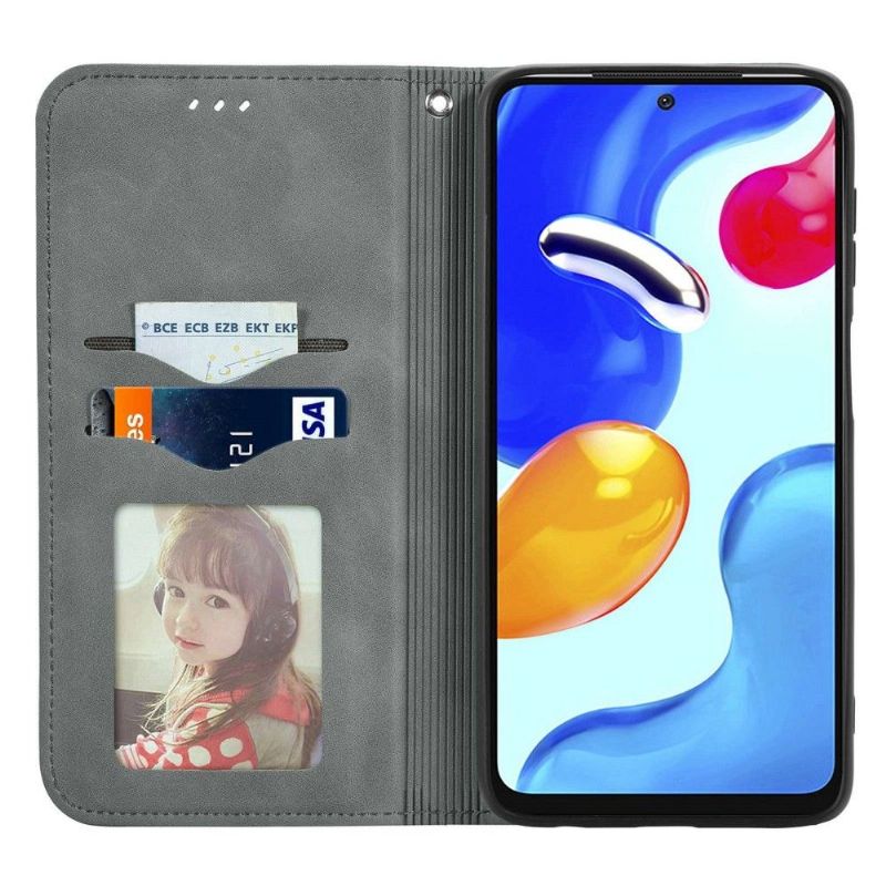 Flipové Pouzdro Na Xiaomi Redmi Note 11 / Note 11S Obchodní Retro