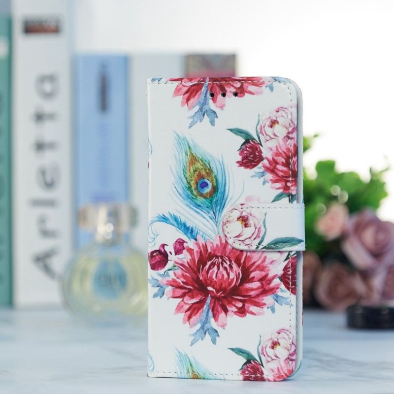 Flipové Pouzdro Na Xiaomi Redmi Note 11 / Note 11S Paví Květ