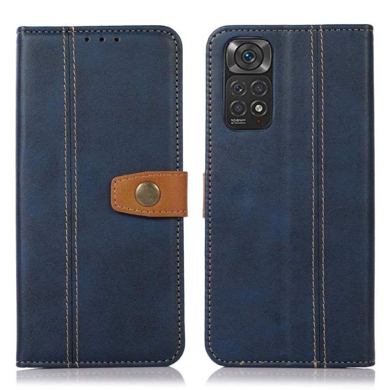 Flipové Pouzdro Na Xiaomi Redmi Note 11 / Note 11S Prémiová Umělá Kůže S Prošíváním
