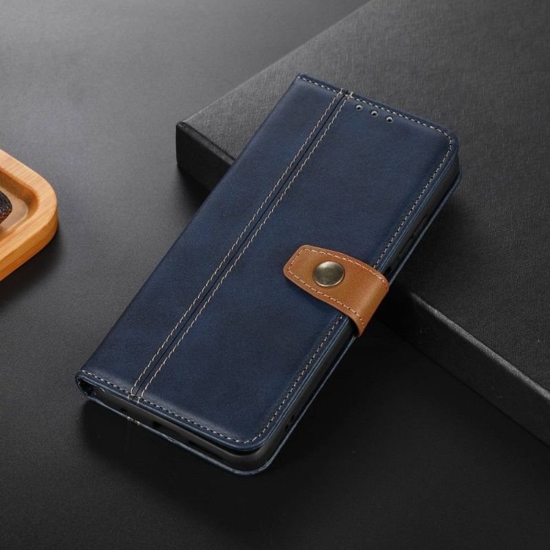 Flipové Pouzdro Na Xiaomi Redmi Note 11 / Note 11S Prémiová Umělá Kůže S Prošíváním