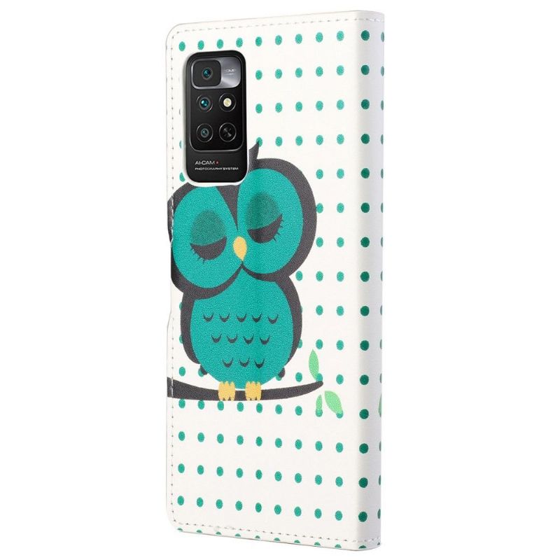 Flipové Pouzdro Na Xiaomi Redmi Note 11 / Note 11S Sova Puntík