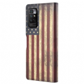 Flipové Pouzdro Na Xiaomi Redmi Note 11 / Note 11S Vintage Americká Vlajka