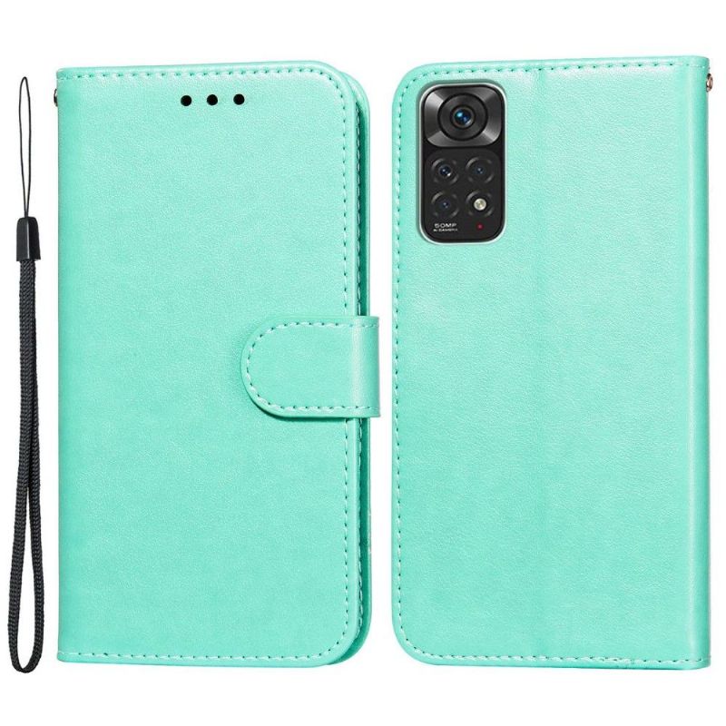 Kožené Pouzdro Na Xiaomi Redmi Note 11 / Note 11S Flipové Pouzdro Chlopeň Držáku Karty