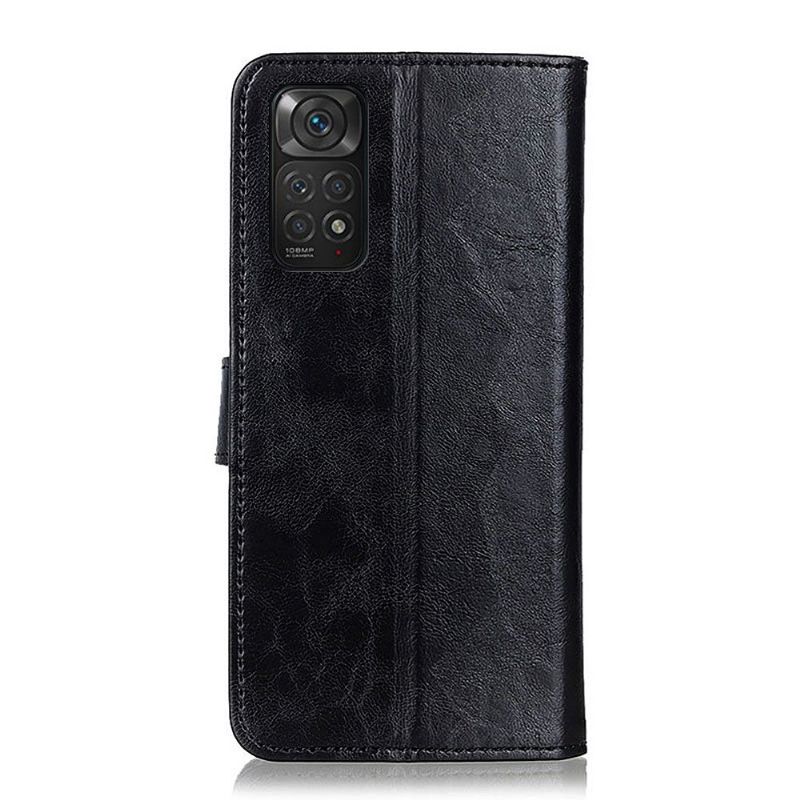 Kožené Pouzdro Na Xiaomi Redmi Note 11 / Note 11S Melodie S Koženým Efektem Khazneh