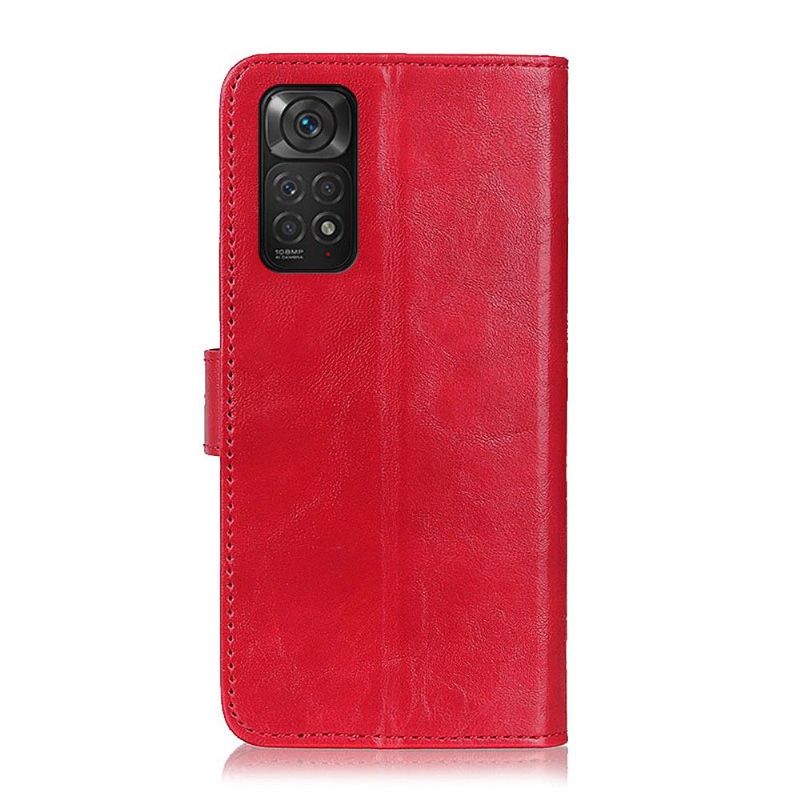 Kožené Pouzdro Na Xiaomi Redmi Note 11 / Note 11S Melodie S Koženým Efektem Khazneh