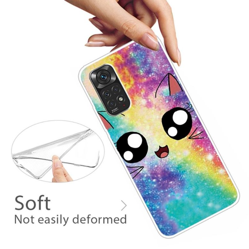 Kryt Na Xiaomi Redmi Note 11 / Note 11S Duhová Kočka