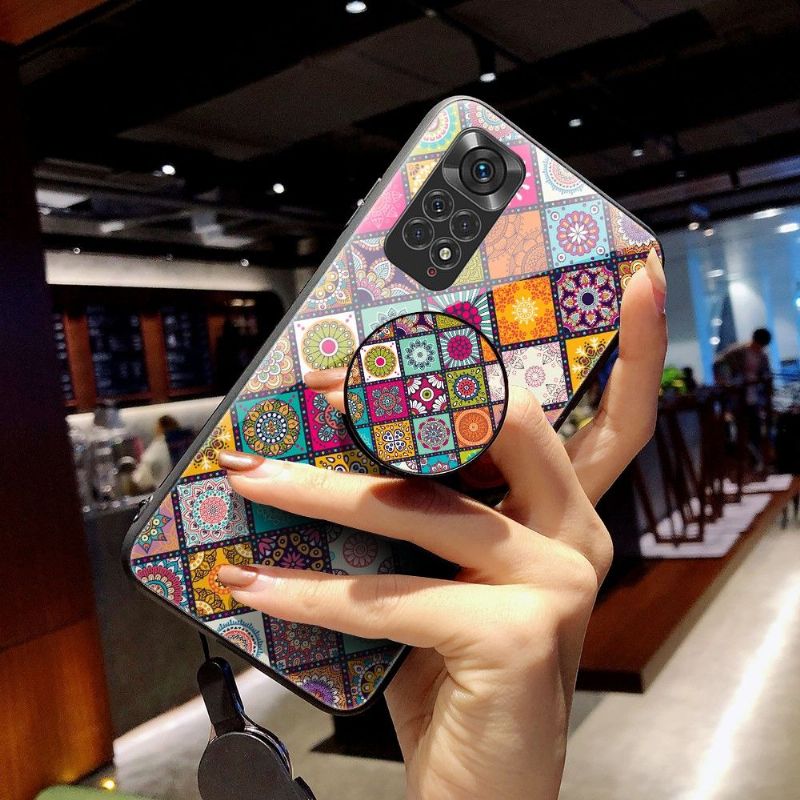 Kryt Na Xiaomi Redmi Note 11 / Note 11S Mandalový Kaleidoskop Se Stojanem