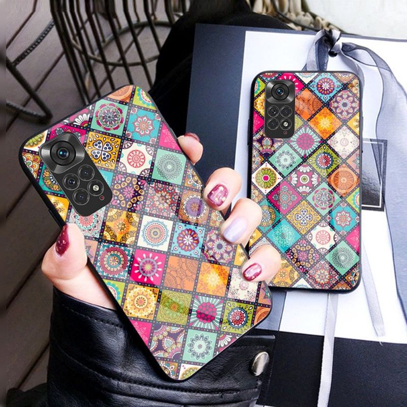 Kryt Na Xiaomi Redmi Note 11 / Note 11S Mandalový Kaleidoskop Se Stojanem