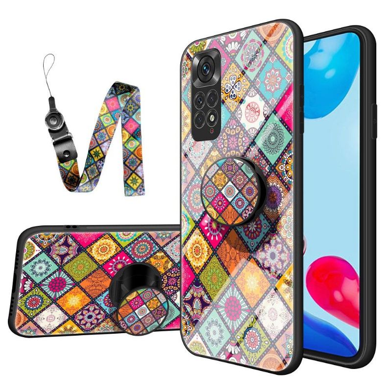 Kryt Na Xiaomi Redmi Note 11 / Note 11S Mandalový Kaleidoskop Se Stojanem