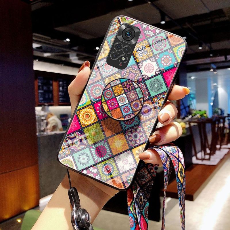 Kryt Na Xiaomi Redmi Note 11 / Note 11S Mandalový Kaleidoskop Se Stojanem