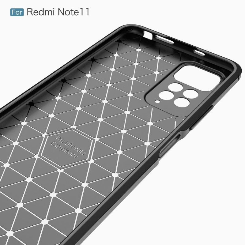Kryt Na Xiaomi Redmi Note 11 / Note 11S Silikonový Kartáčovaný Efekt
