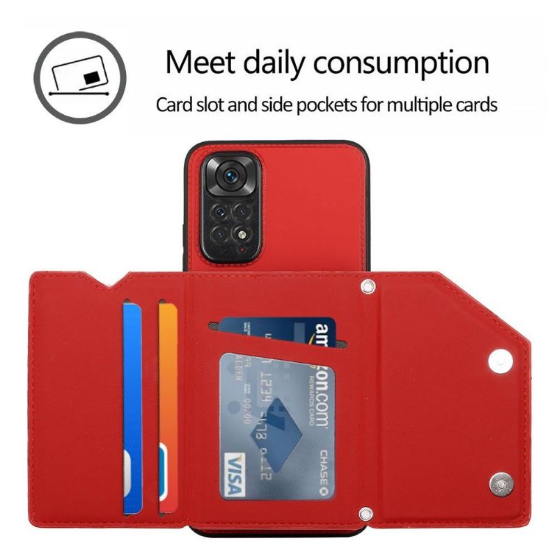 Kryt Na Xiaomi Redmi Note 11 / Note 11S Vícekomorové Popruhy Aude
