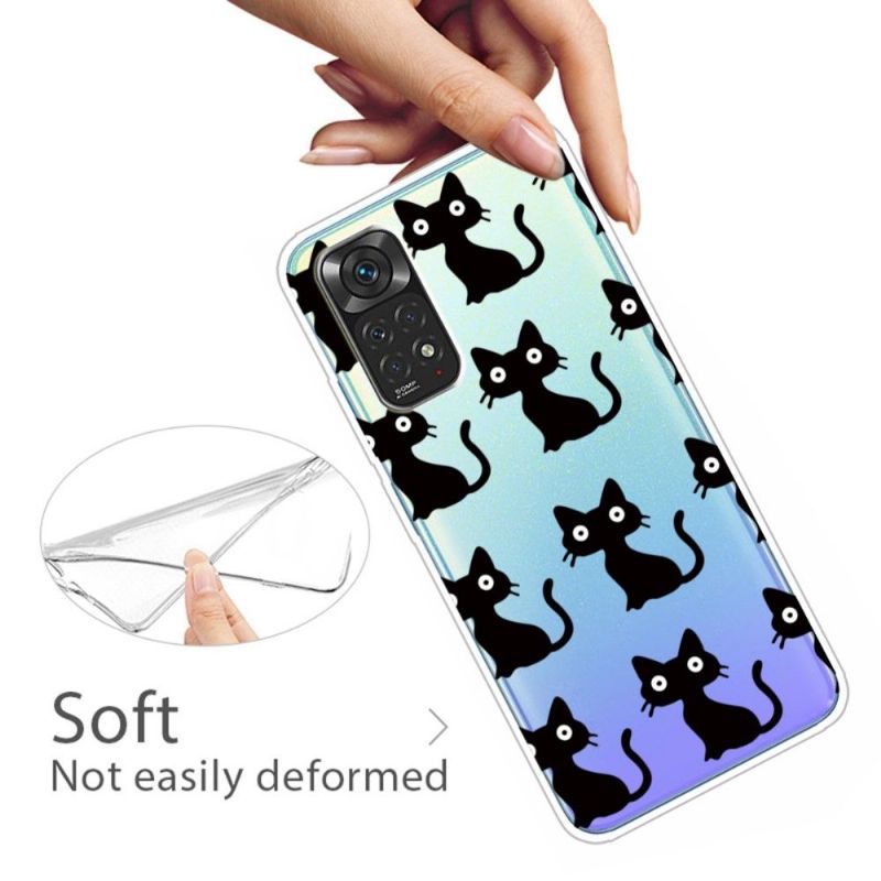 Kryt Na Xiaomi Redmi Note 11 / Note 11S Černé Kočky