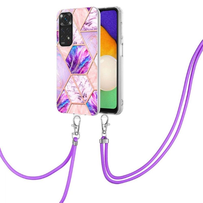 Kryty Na Mobil Na Xiaomi Redmi Note 11 / Note 11S Na Lana Vícebarevný Geometrický Vzor