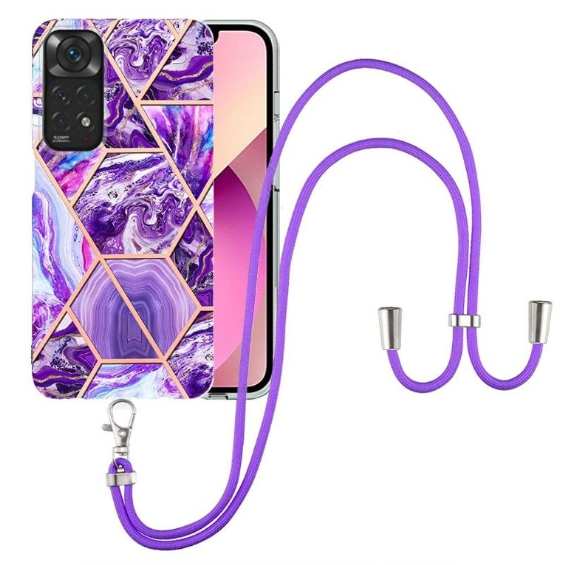 Kryty Na Mobil Na Xiaomi Redmi Note 11 / Note 11S Na Lana Vícebarevný Geometrický Vzor