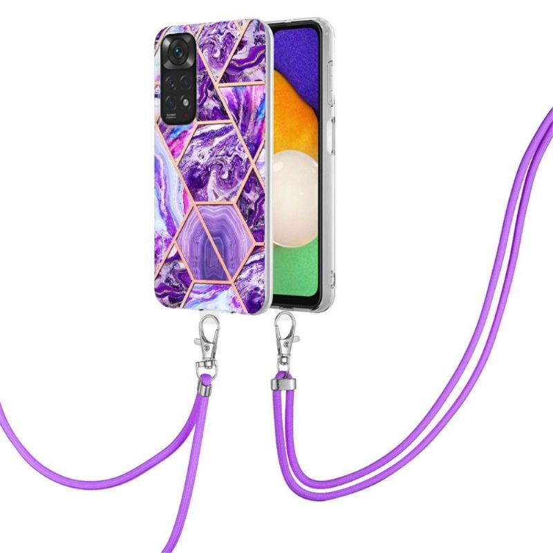 Kryty Na Mobil Na Xiaomi Redmi Note 11 / Note 11S Na Lana Vícebarevný Geometrický Vzor