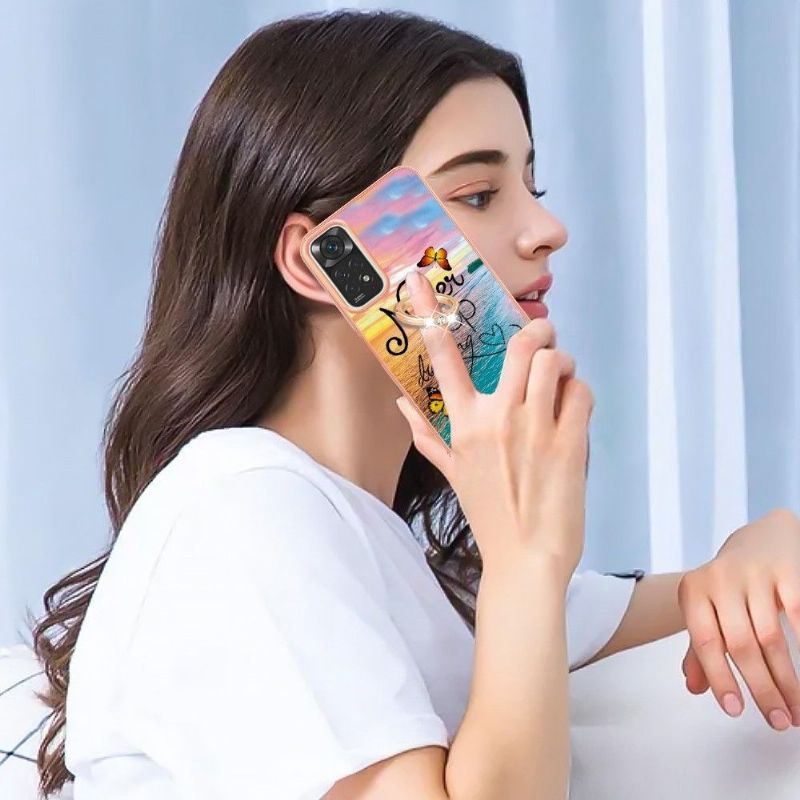 Kryty Na Mobil Na Xiaomi Redmi Note 11 / Note 11S Nikdy Nepřestávejte Snít S Prstenem